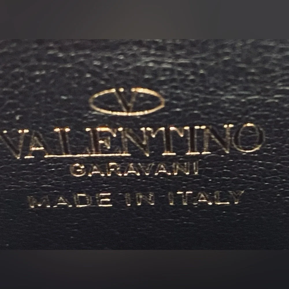 Valentino Garavani Black Mini Bag with Gold Studs - Picture 15 of 16